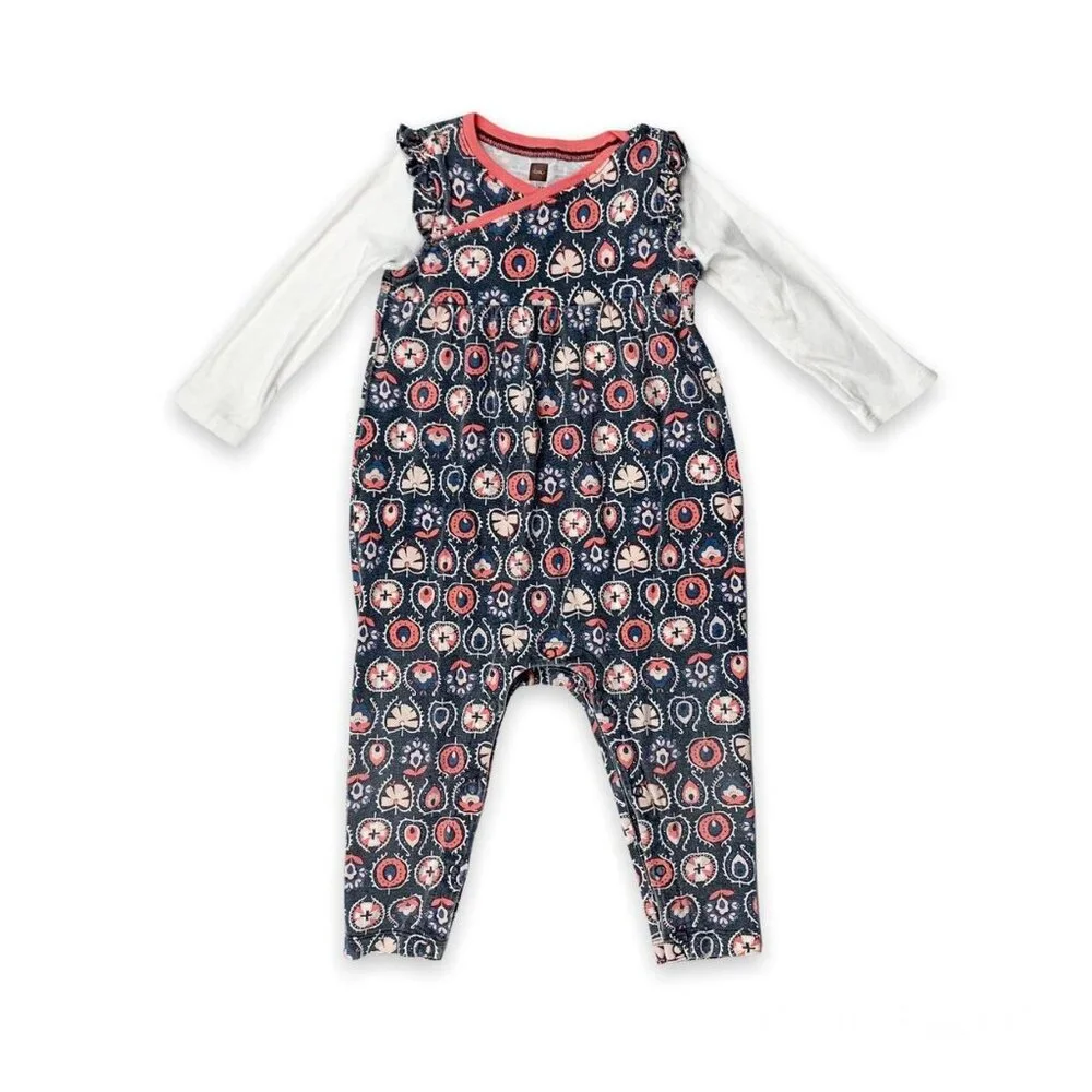 Tea Collection Ruffled Romper - Picture 1 of 8